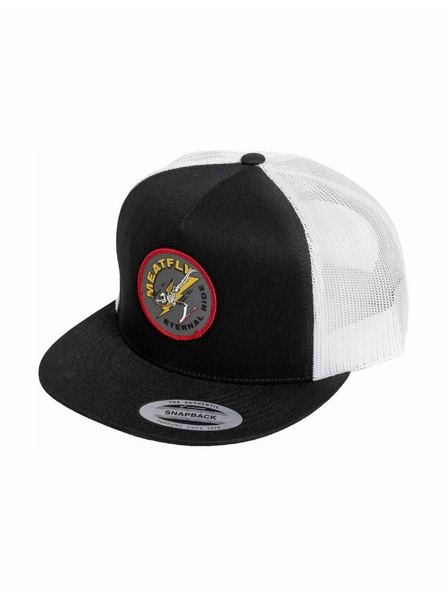 Meatfly Meatfly šiltovka Thunderbolt Trucker Grey Eternal / Black | Čierna |