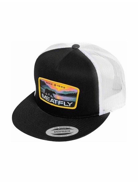 Meatfly Meatfly šiltovka Thunderbolt Trucker Yellow Alaska / Black | Čierna |