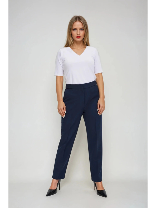 Moodo Biely basic top s 3/4 rukávom Moodo