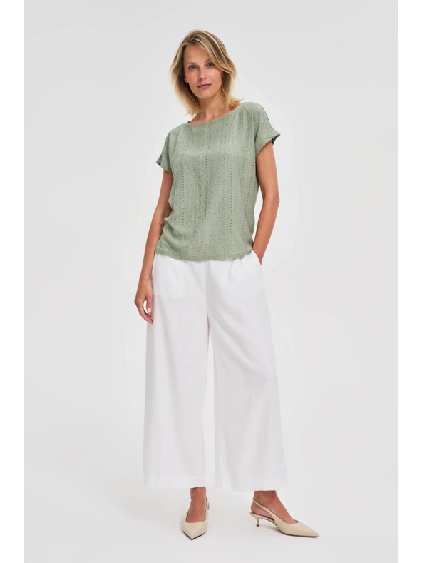 Moodo Dámske tričko Moodo – olivová