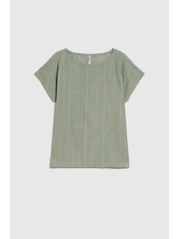 Moodo Dámske tričko Moodo – olivová