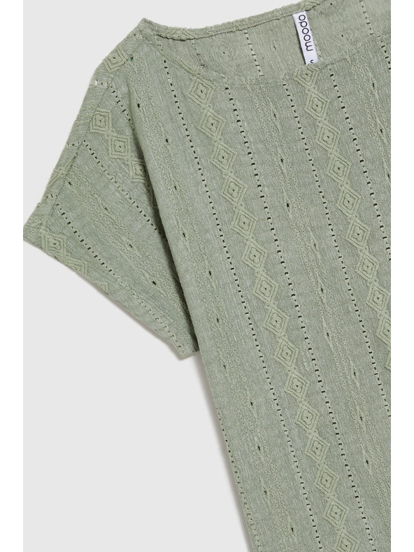 Moodo Dámske tričko Moodo – olivová