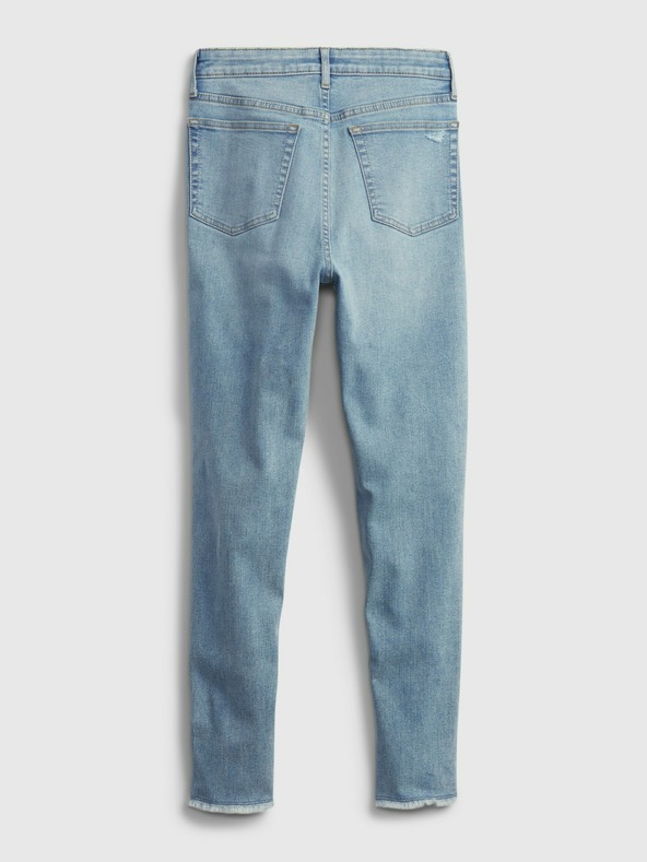 GAP Teen džínsy sky high rise skinny ankle GAP
