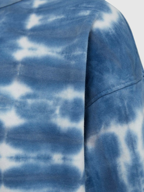 GAP Detská batikovaná mikina GAP