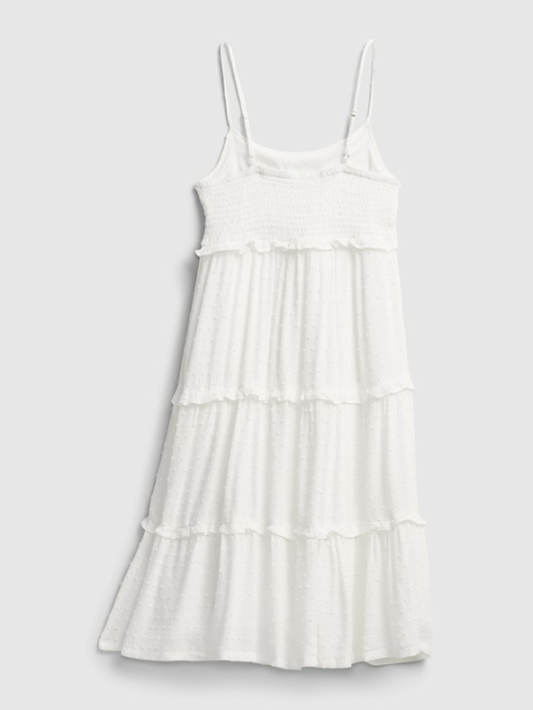 GAP Detské vrstvené midi šaty GAP