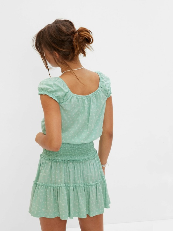 GAP Detský top s nariasenými rukávmi GAP