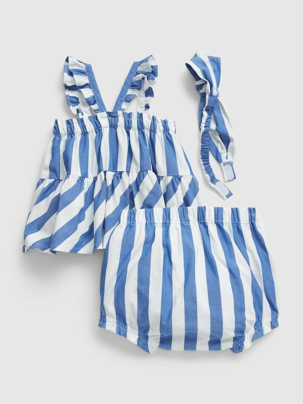 GAP Baby pruhovaný outfit set GAP