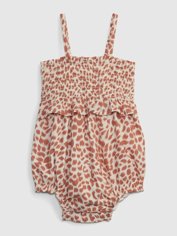 GAP Baby overal na ramienka leopard GAP