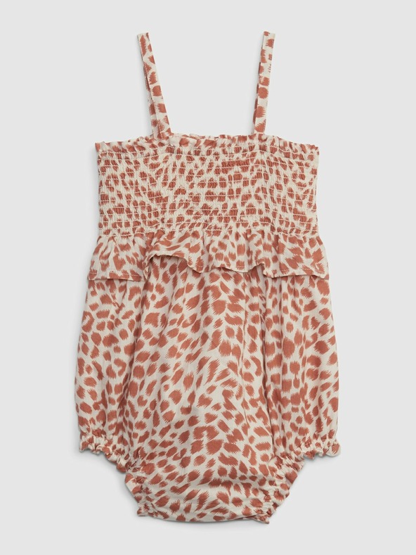 GAP Baby overal na ramienka leopard GAP