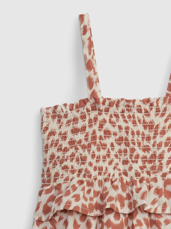 GAP Baby overal na ramienka leopard GAP