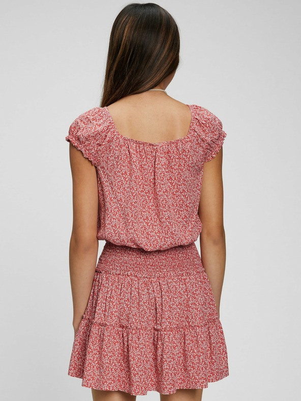 GAP Detský top s nariasenými rukávmi GAP