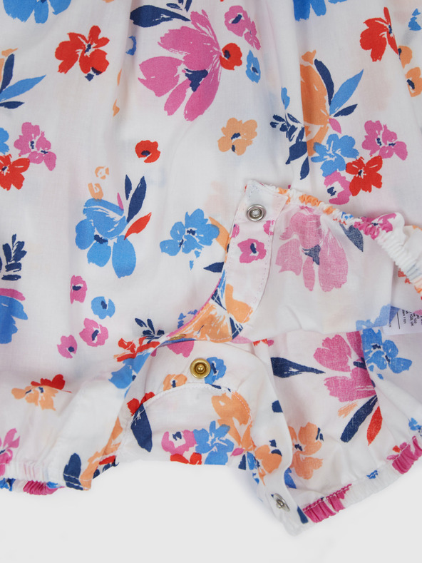 GAP Baby bavlnený overal floral GAP