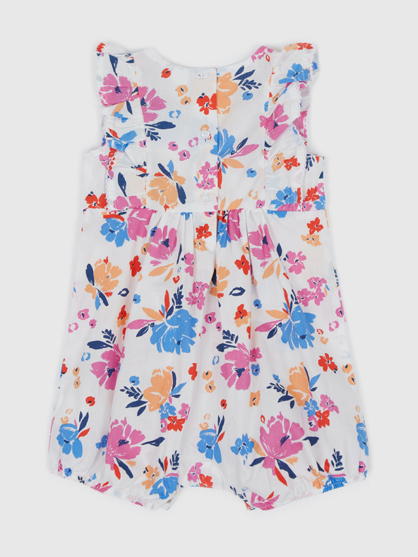 GAP Baby bavlnený overal floral GAP