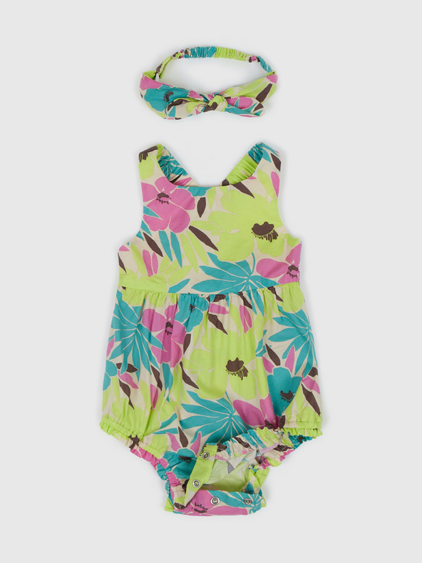 GAP Baby kvetované body s čelenkou GAP