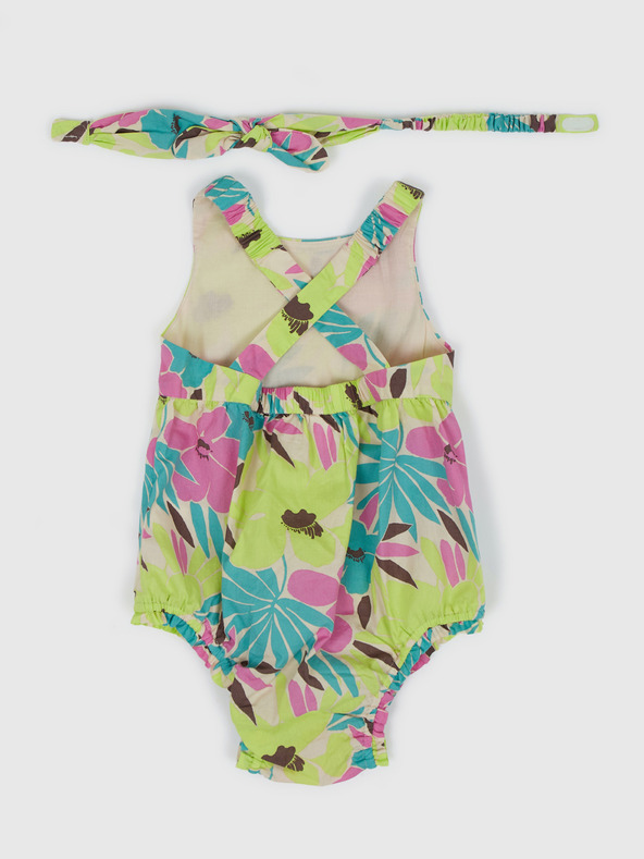 GAP Baby kvetované body s čelenkou GAP