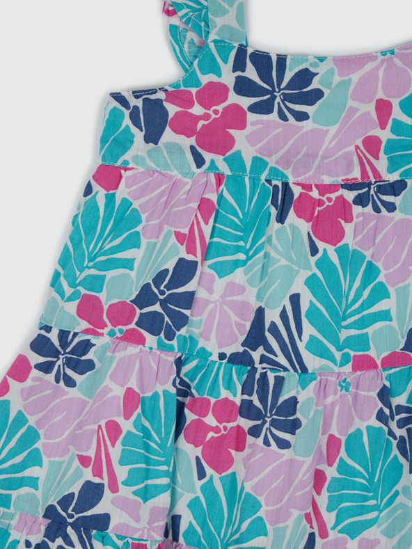 GAP Baby kvetované šaty s čelenkou GAP