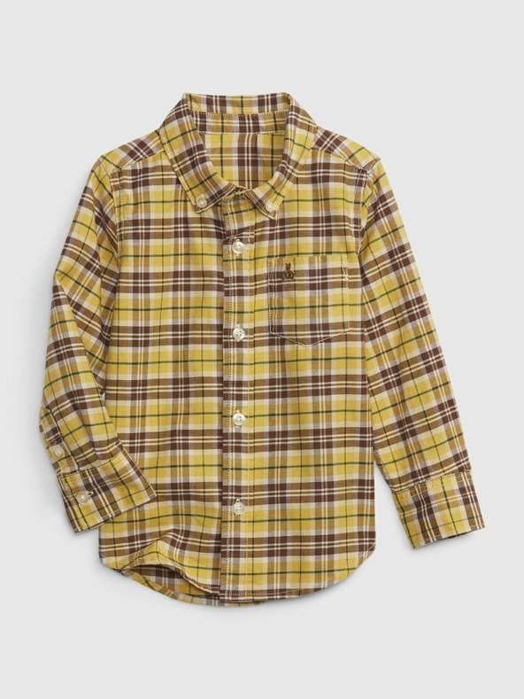 GAP Baby kockovaná košeľa oxford GAP