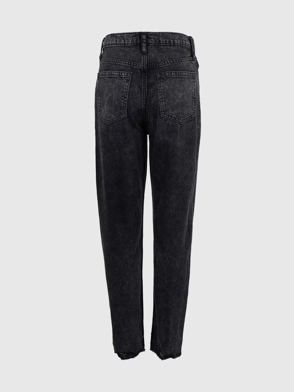 GAP Detské džínsy mom black GAP