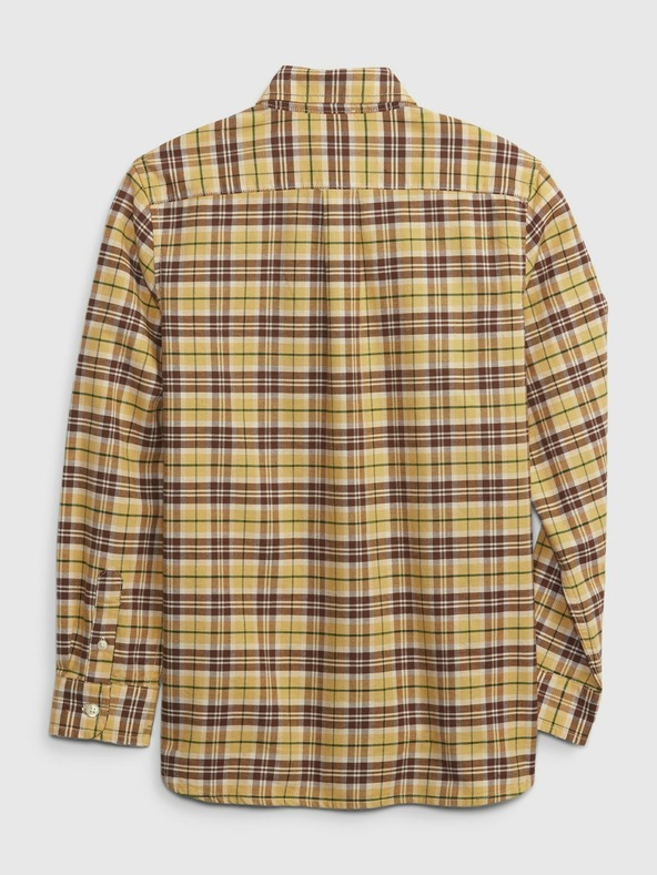 GAP Detská kockovaná košeľa oxford GAP