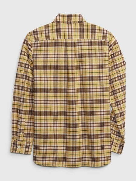 GAP Detská kockovaná košeľa oxford GAP