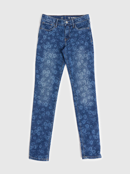 GAP Detské džínsy skinny floral GAP