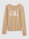 GAP Detské tričko organic s logom GAP