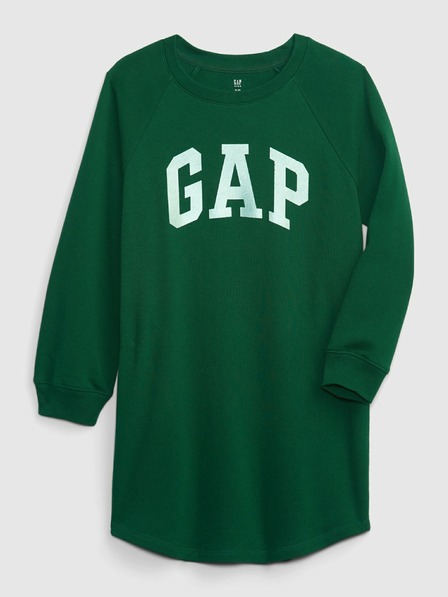 GAP Detské mikinové šaty s logom GAP
