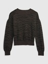 GAP Detský bavlnený sveter zebra GAP