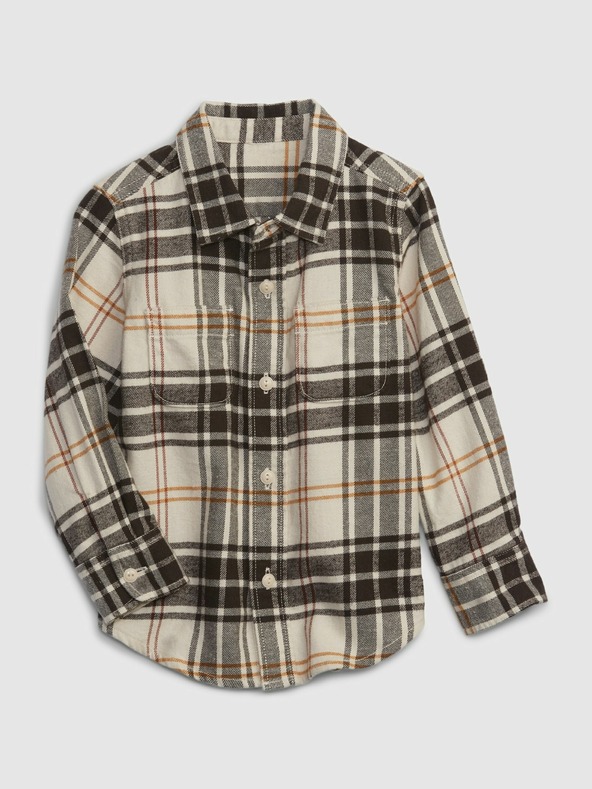 GAP Baby flanelová košeľa organic GAP