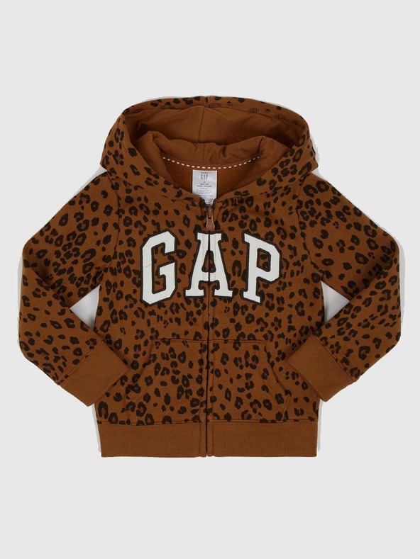 GAP Baby mikina s logom leopard GAP