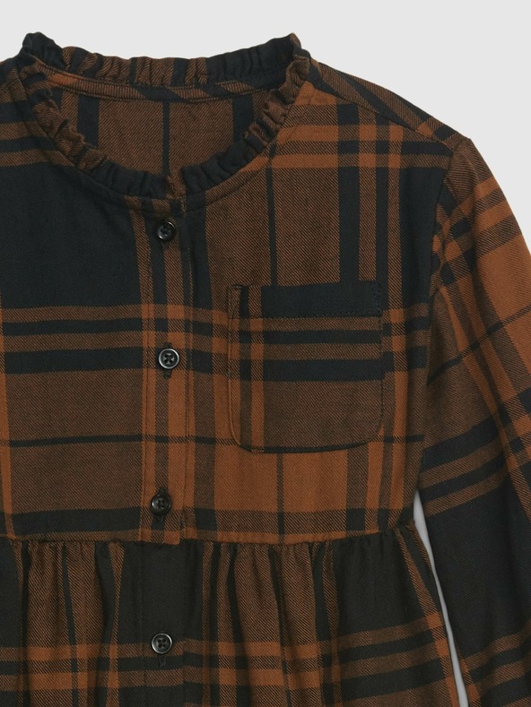 GAP Baby kockované šaty GAP