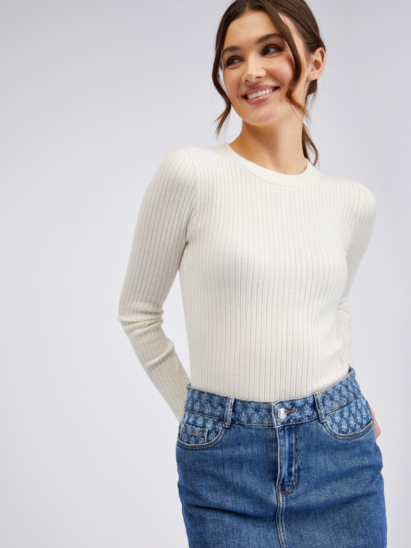 Orsay Modrá dámska džínsová sukňa ORSAY