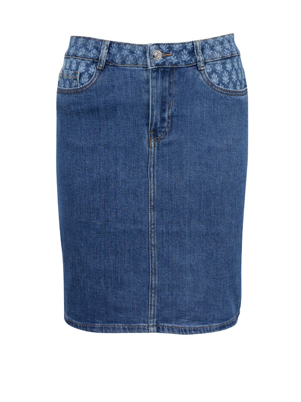 Orsay Modrá dámska džínsová sukňa ORSAY