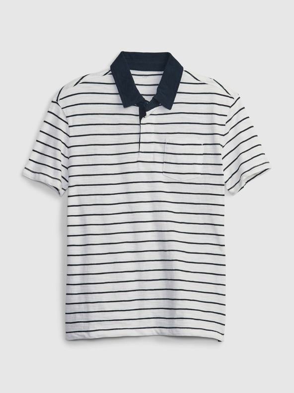 GAP Detské pruhované polo tričko GAP