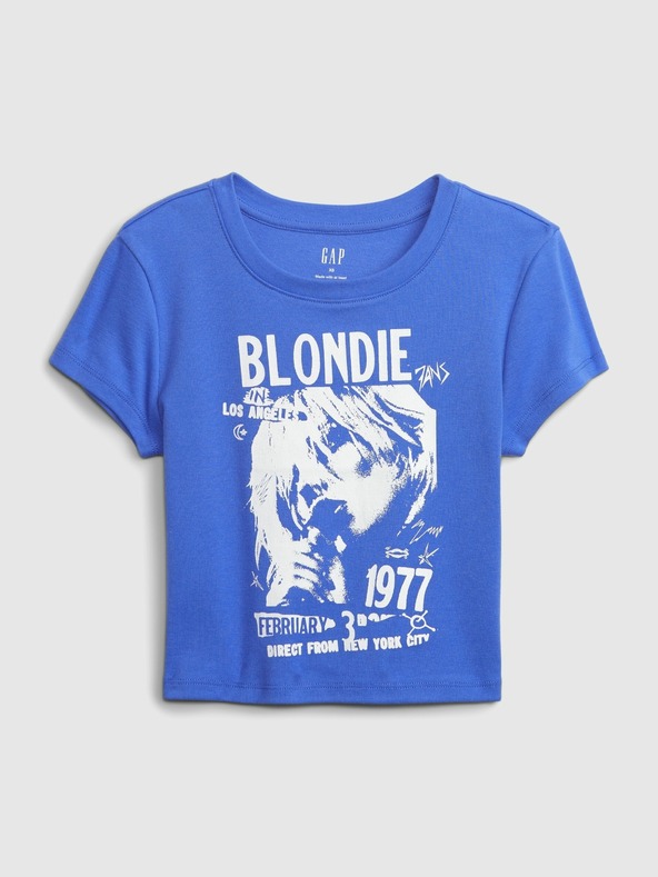 GAP Tričko crop s potlačou GAP