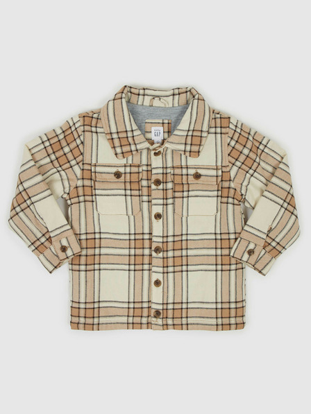 GAP Baby košeľová kockovaná bunda GAP