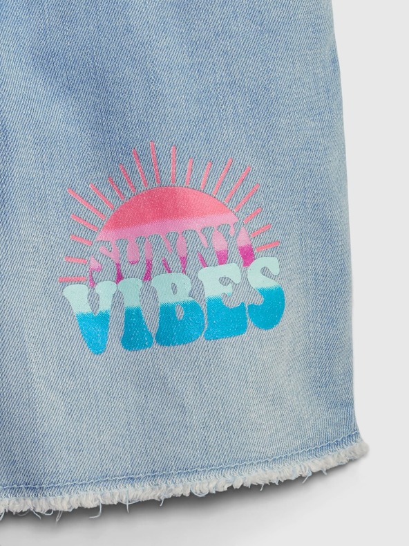 GAP Detské džínsové kraťasy vibes GAP