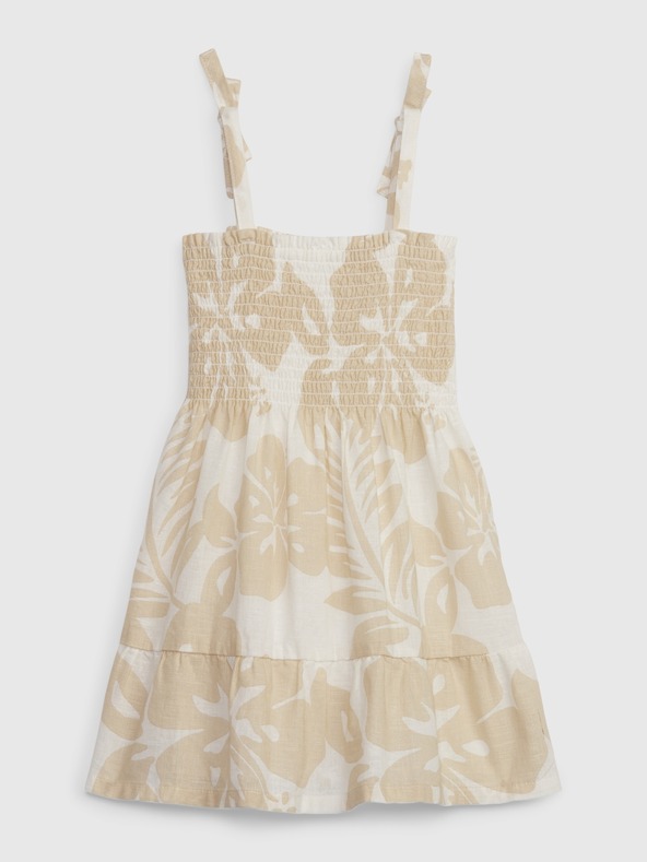 GAP Baby ľanové šaty GAP