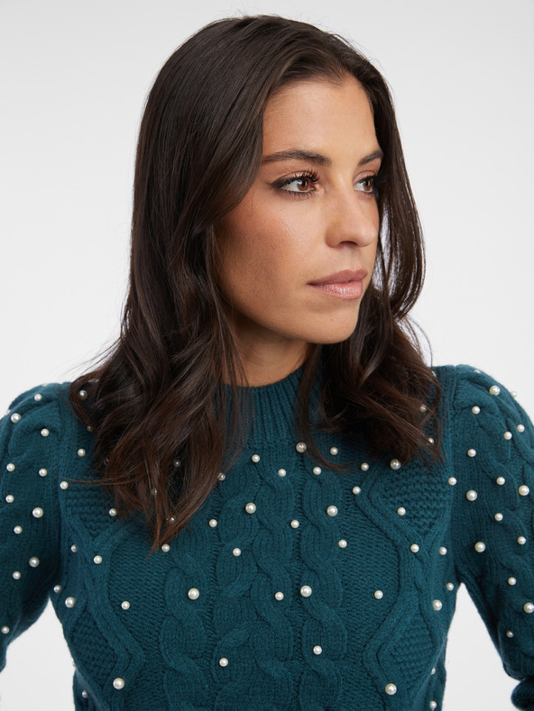 Orsay Petrolejový dámsky sveter ORSAY