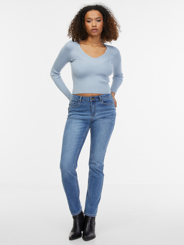 Orsay Svetre pre ženy ORSAY - svetlomodrá