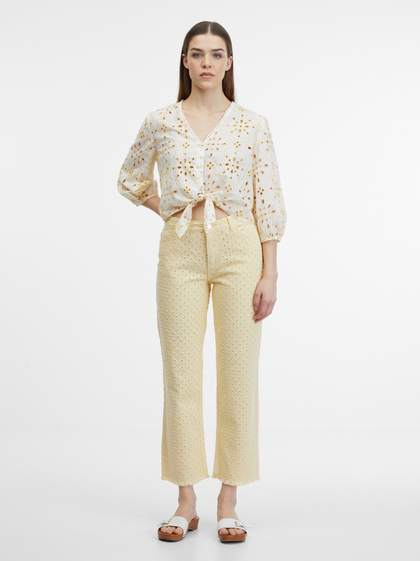 Orsay Žlté dámske nohavice ORSAY