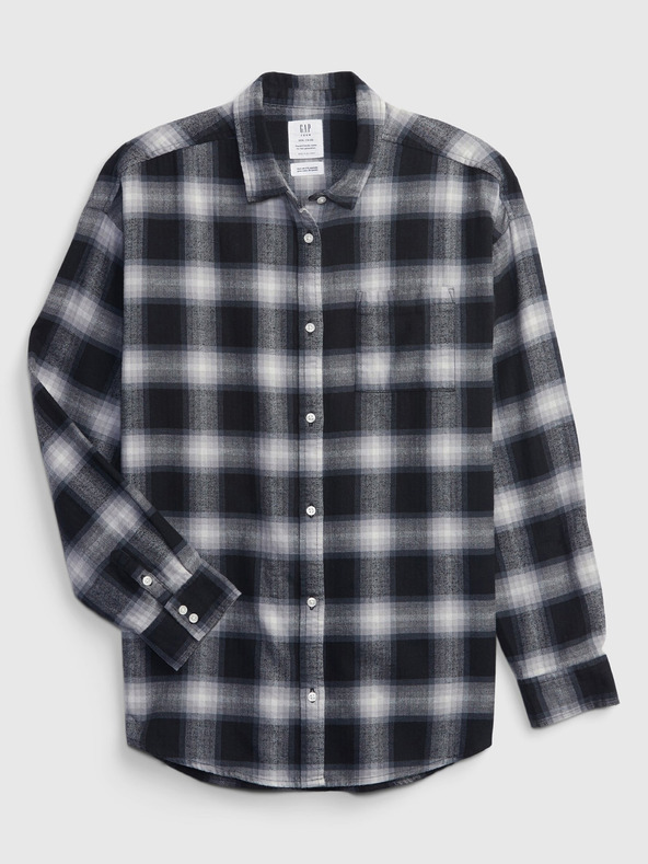 GAP Detská flanelová košeľa kocka organic GAP