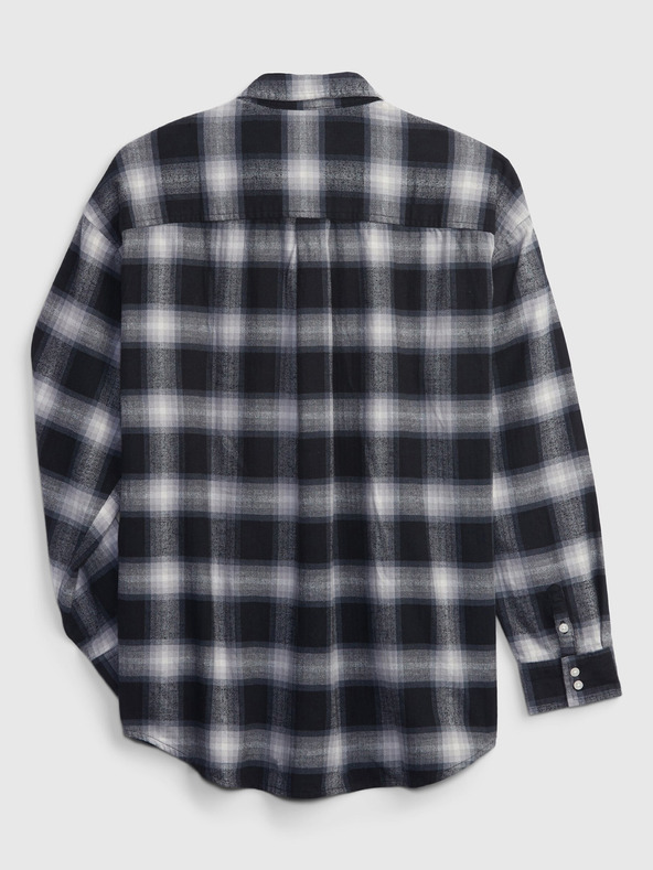 GAP Detská flanelová košeľa kocka organic GAP