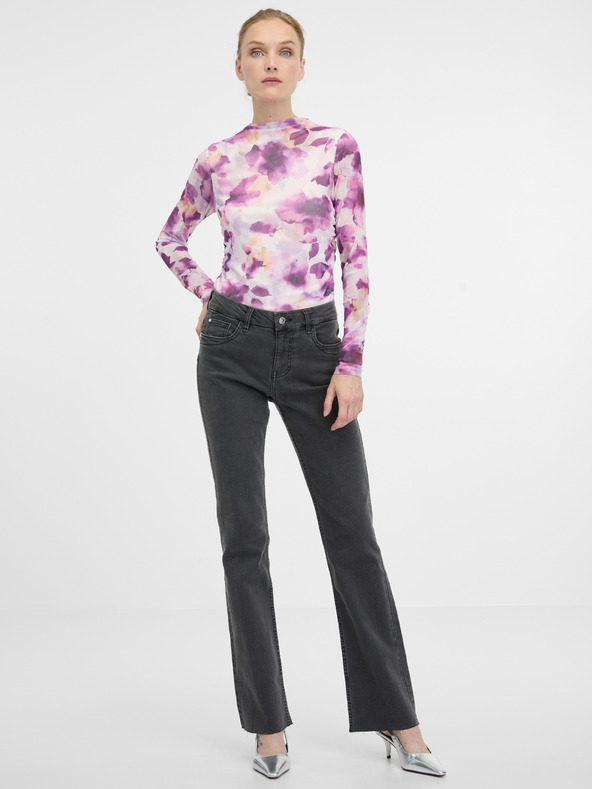 Orsay Ružové dámske tričko s dlhým rukávom ORSAY