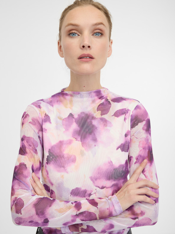 Orsay Ružové dámske tričko s dlhým rukávom ORSAY