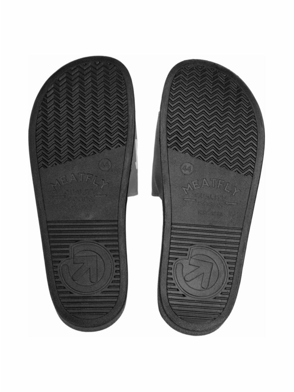 Meatfly Meatfly pánske papuče Hudson Stone | Sivá