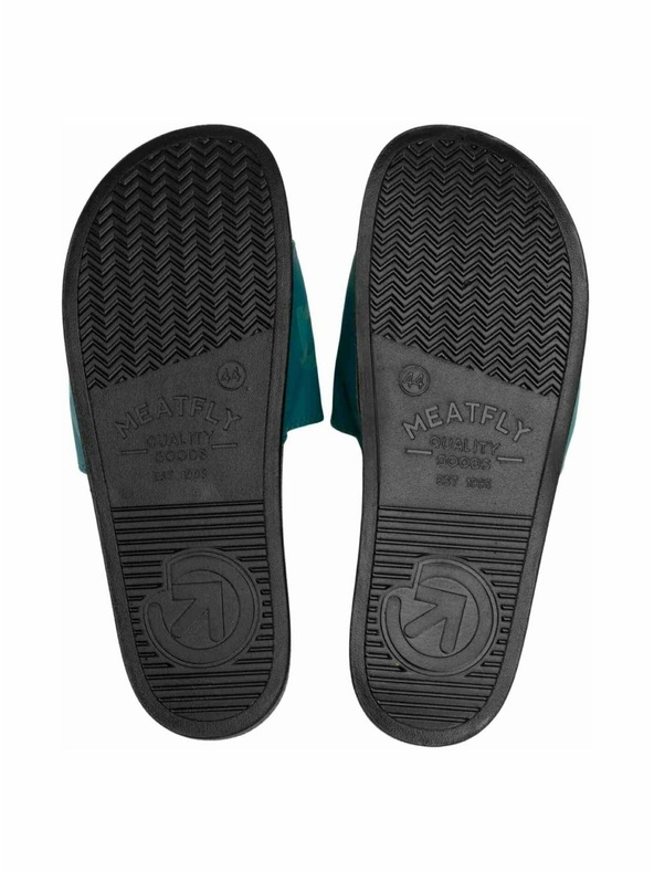 Meatfly Meatfly pánske papuče Hudson Green-Blue Slate