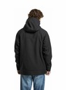 Meatfly Meatfly pánska softshell bunda Jax Black / White |
