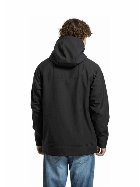 Meatfly Meatfly pánska softshell bunda Jax Black / White |