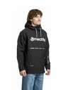 Meatfly Meatfly pánska softshell bunda Jax Black / White |